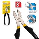 Alicate - pinza - tenaza garra de corte diagonal 8''.