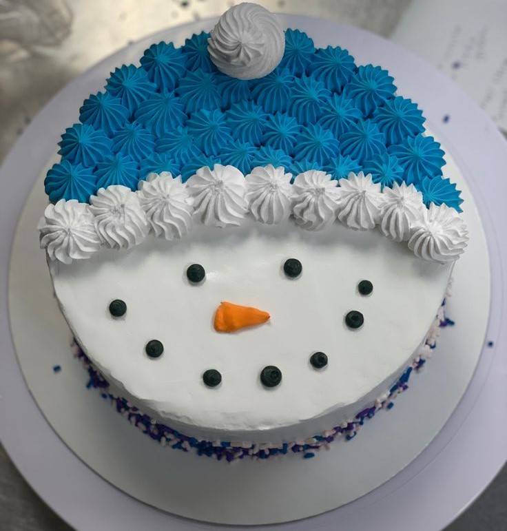 Cake Muñeco de Nieve