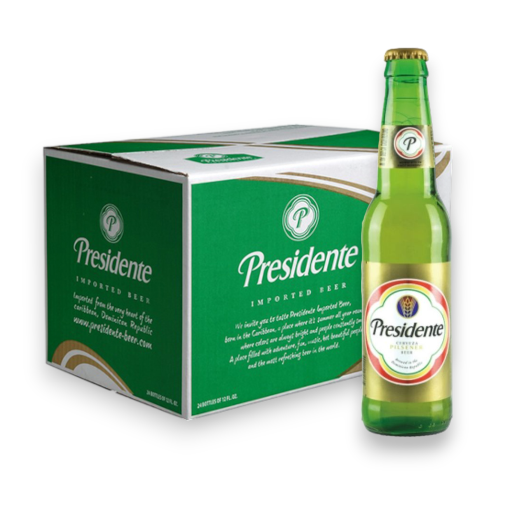 Caja de Cerveza Presidente (24 botellas de 350 ml) Alc 5%
