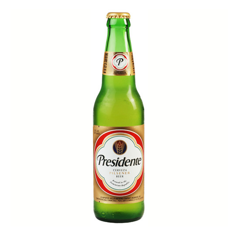 Cerveza Presidente (botella de 350 ml)
