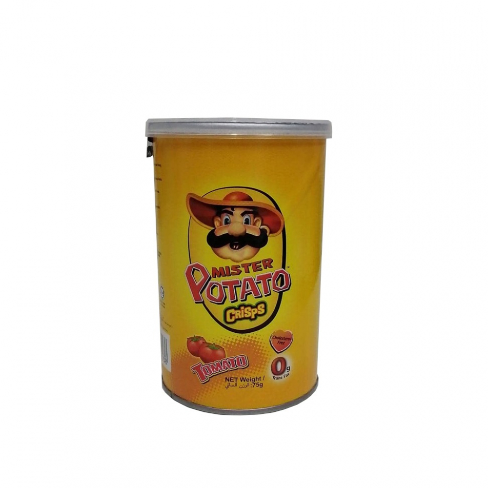 Papas MISTER POTATO Crisps Tomate Tubo  (75g)