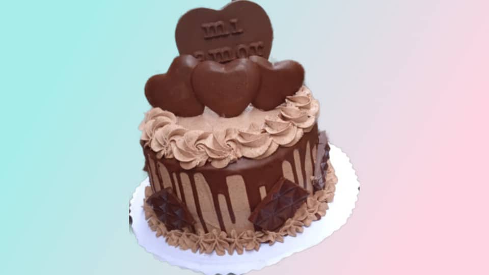 Cake 4 corazones