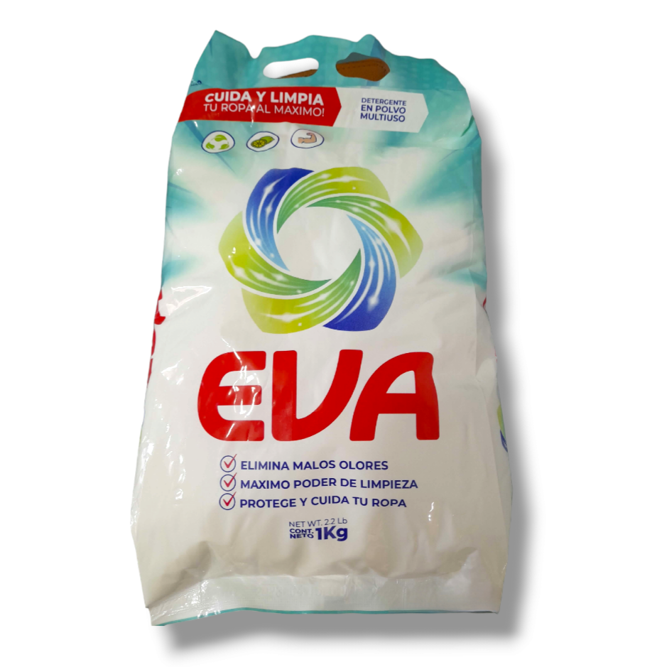 Detergente en polvo EVA 1 Kg (pack de 12u)