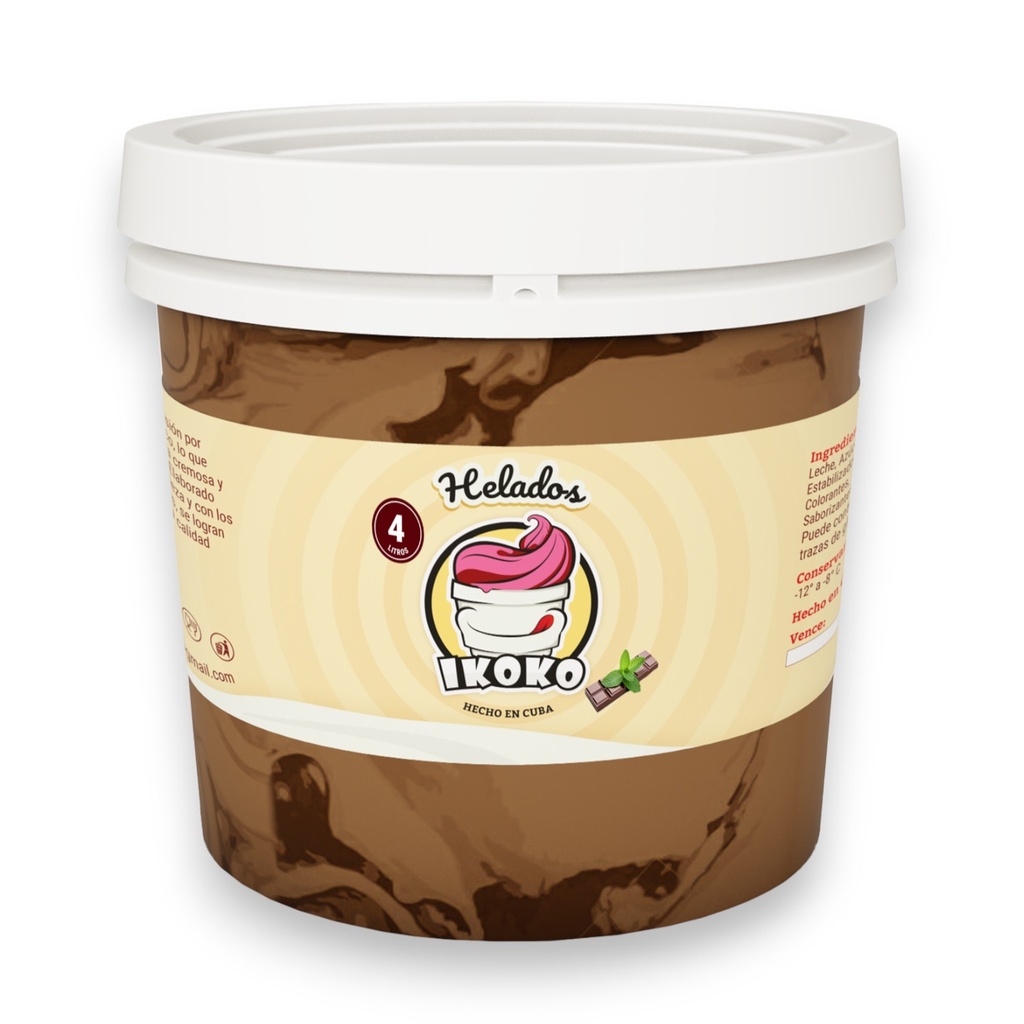 Helado de Chocomenta (4 Lt) IKOKO