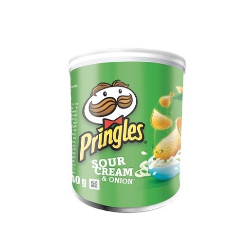 Snack Pringles Crema agria y cebolla 40 gr (Sour Cream&amp;Onion)