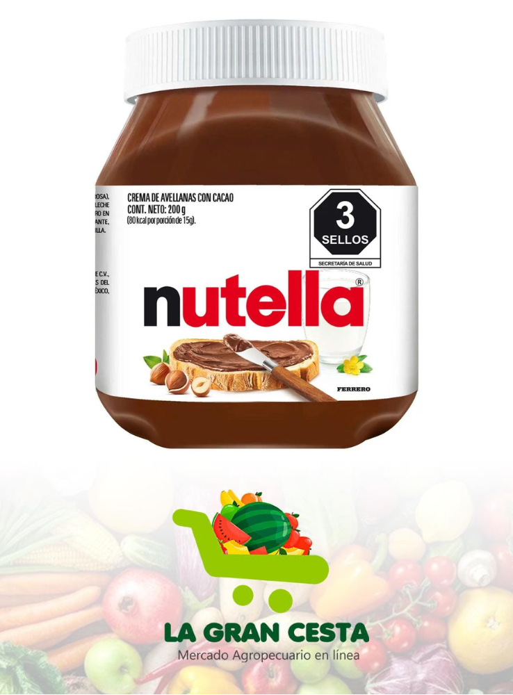 Crema de avellanas Nutella 200g