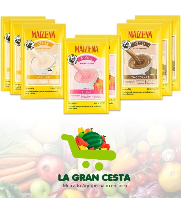 Maizena Atole para preparar natilla 45g (4 unidades x 45g)