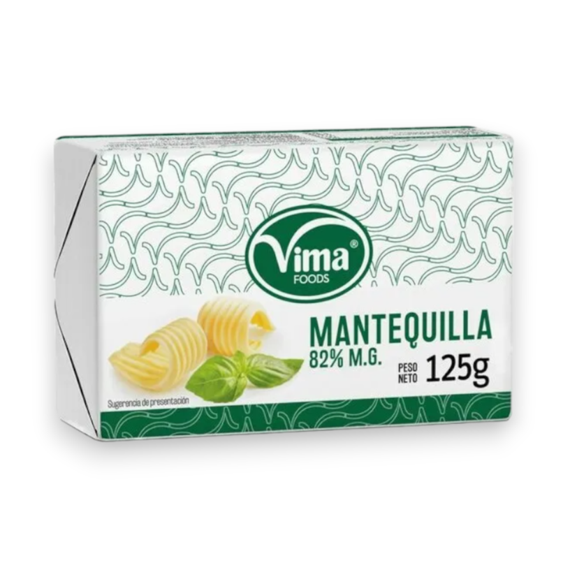 Mantequilla sin sal VIMA 125 gr