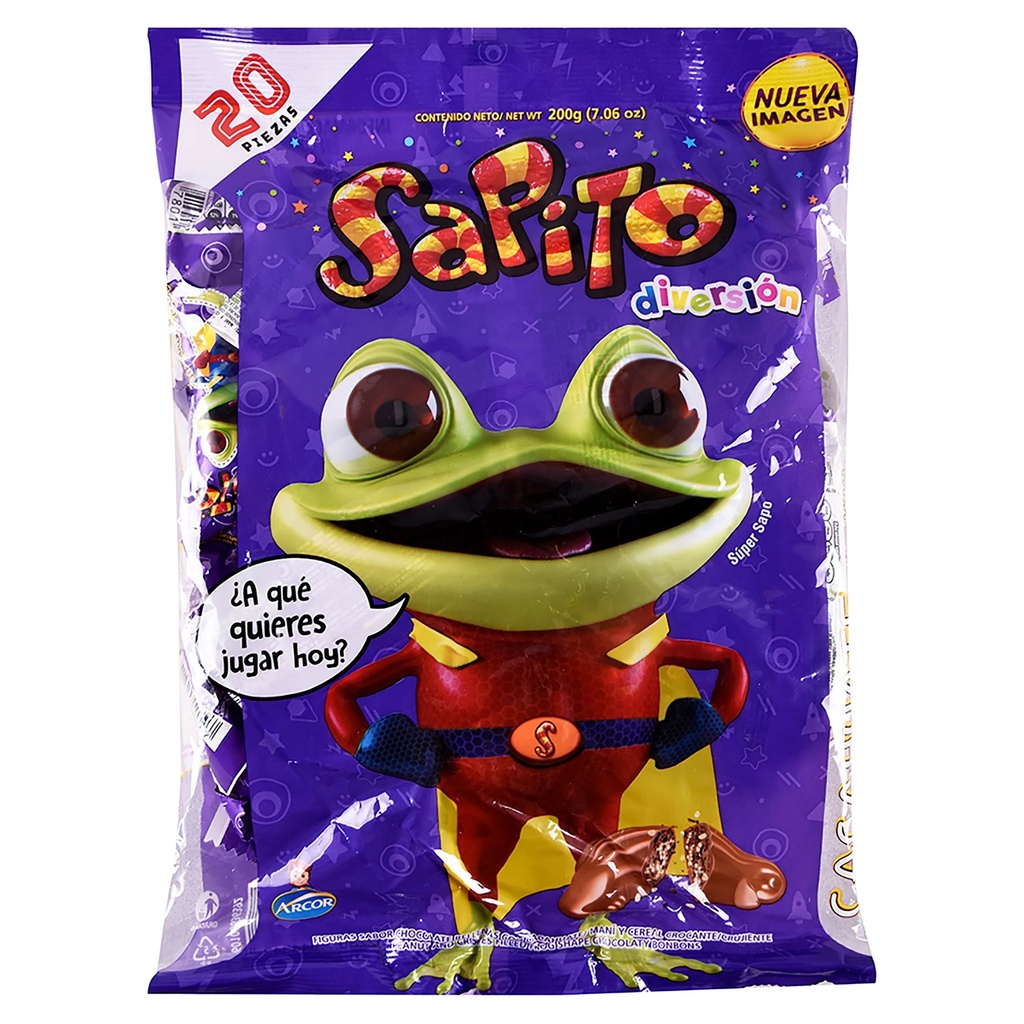 Paquete de Sapito de Chocolate (20u)
