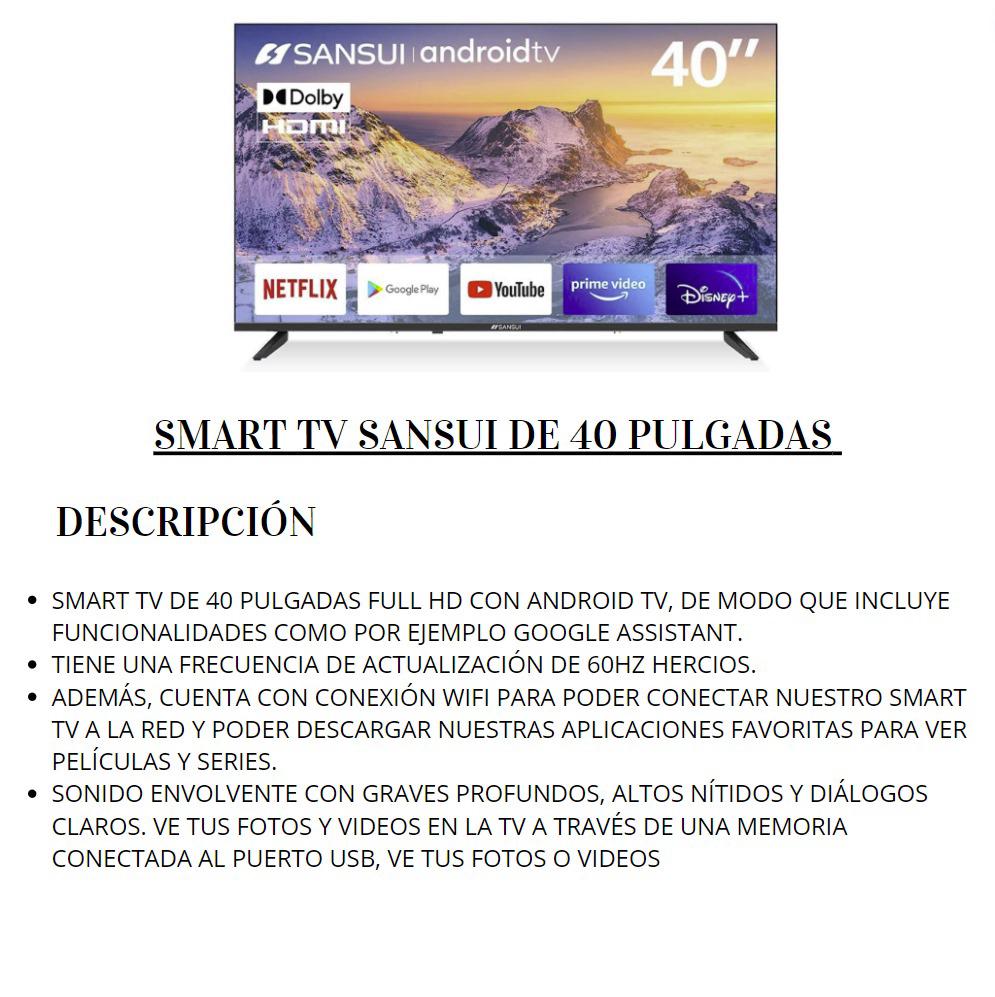 Televisor Smart TV 40&quot; SANSUI