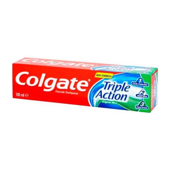 Pasta dental Colgate triple action 100 ml