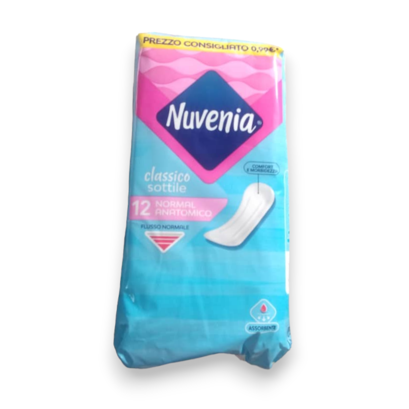 Almohadillas sanitarias intimas Nuvenia 12pz