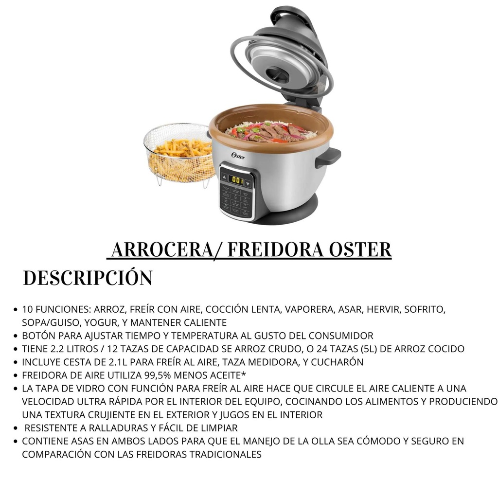 Olla Arrocera / Freidora Oster