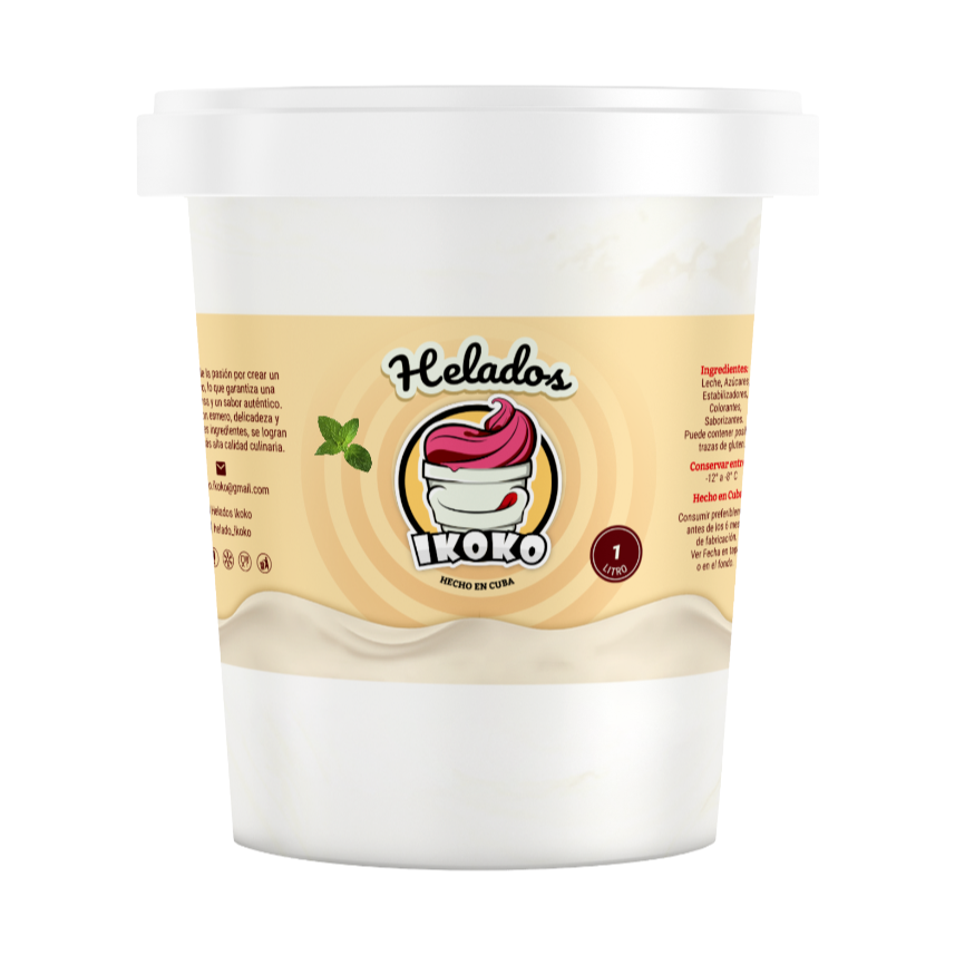 Helado de Menta (1 Lt) IKOKO