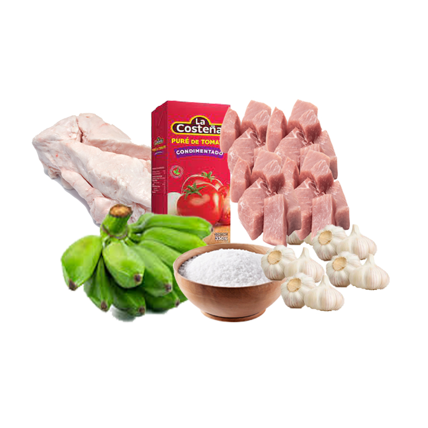 Combo pa' Fufú de Plátano con Cerdo