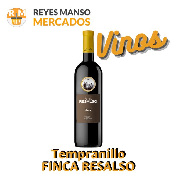 Vino Tempranillo Finca Resalso 2020 (75cl)