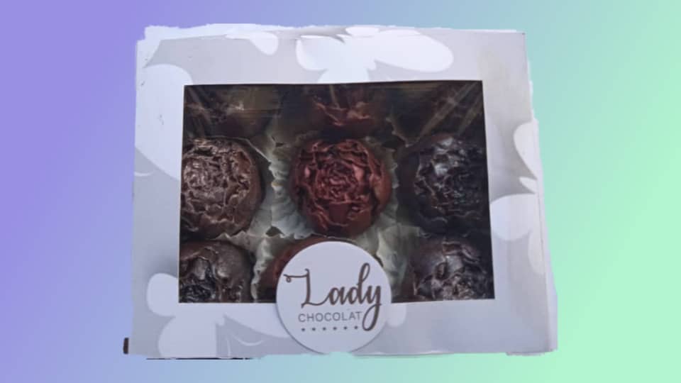 Rosas de chocolate