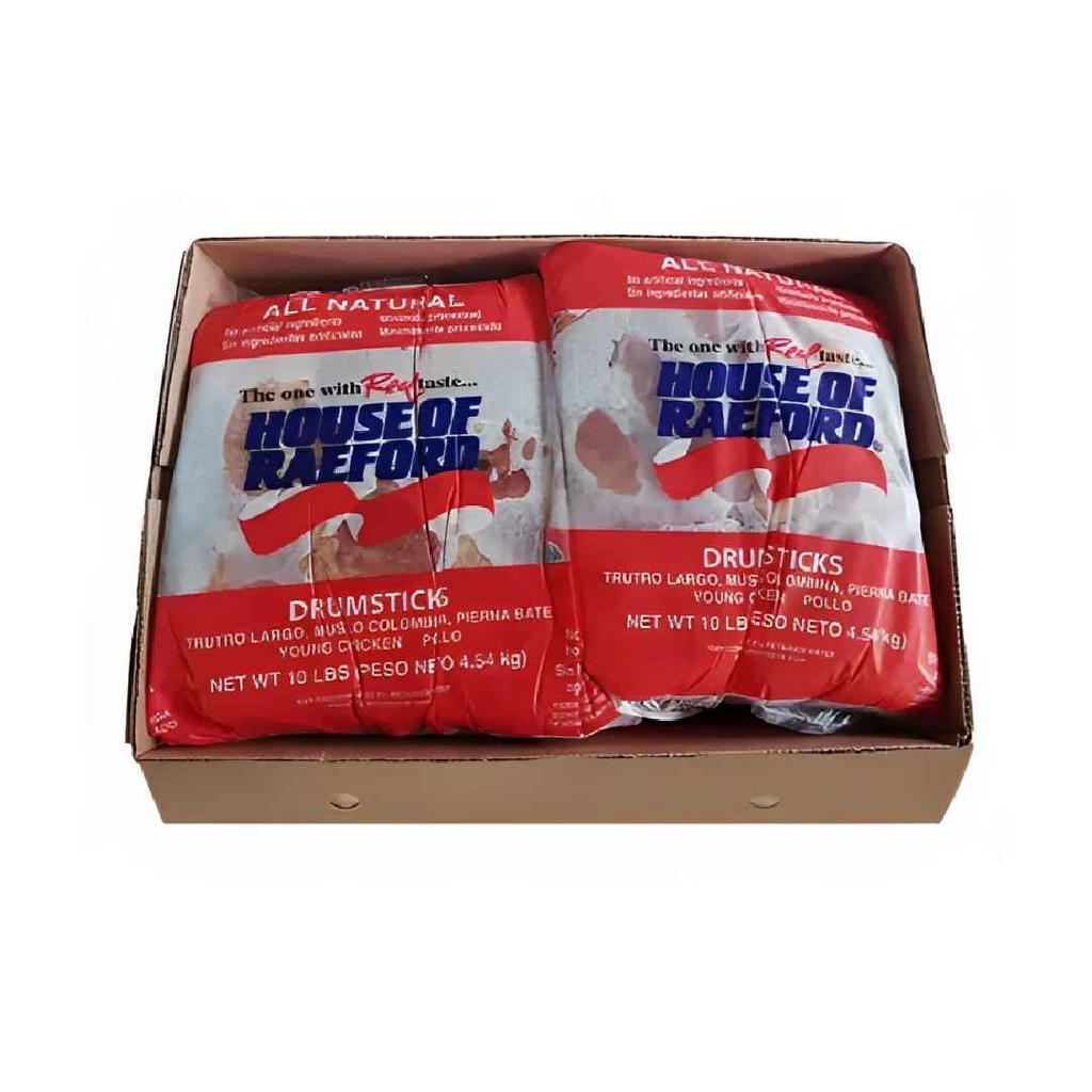 Caja de Muslo de Pollo 4 Bolsas de 10Lb
