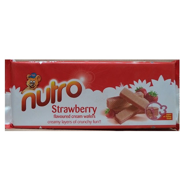 Sorbetos Wafers Fresa 75g Nutro