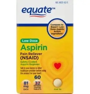 Aspirina (60 cápsulas)