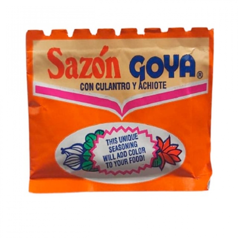 Sazón Goya con cilantro y achiote sobrecito (c/u) FD