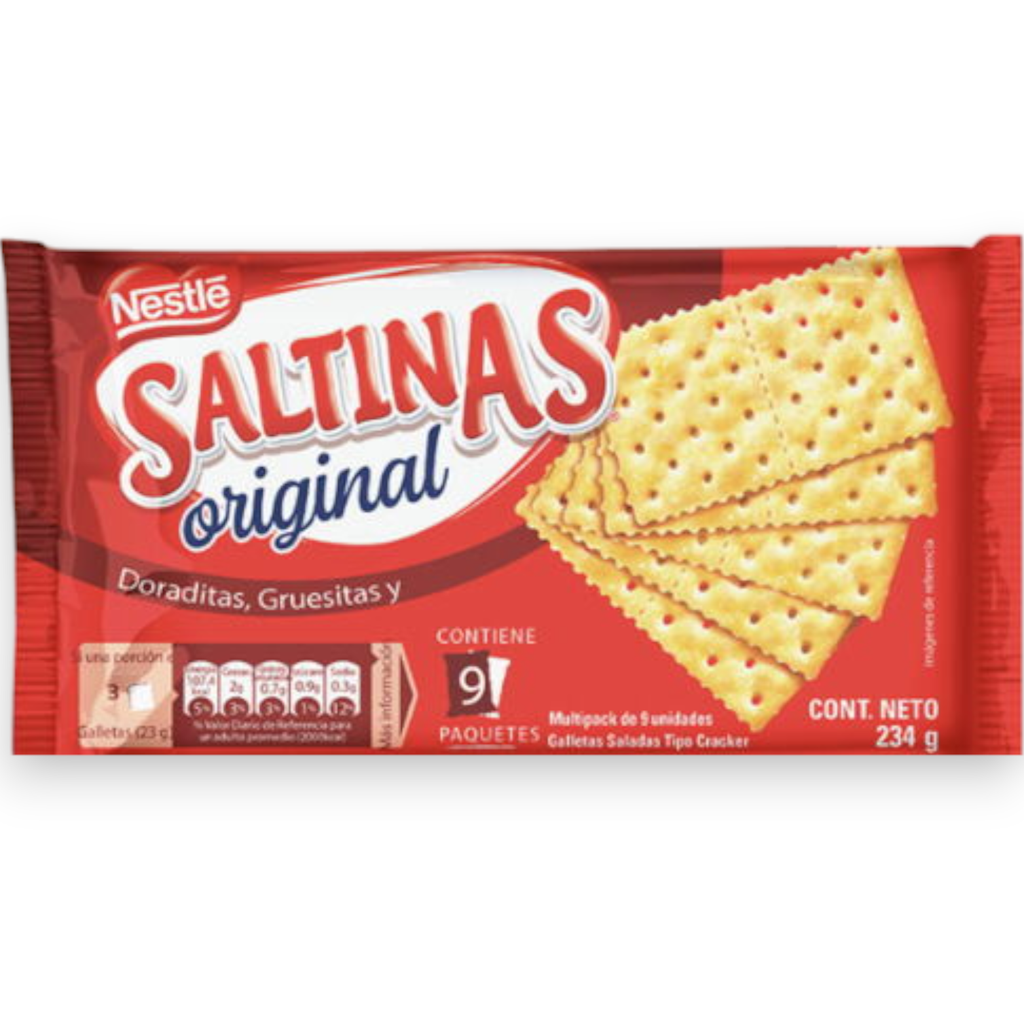 Galletas SALTINAS 234g (pack de 9u) sabor Original, Nestlé