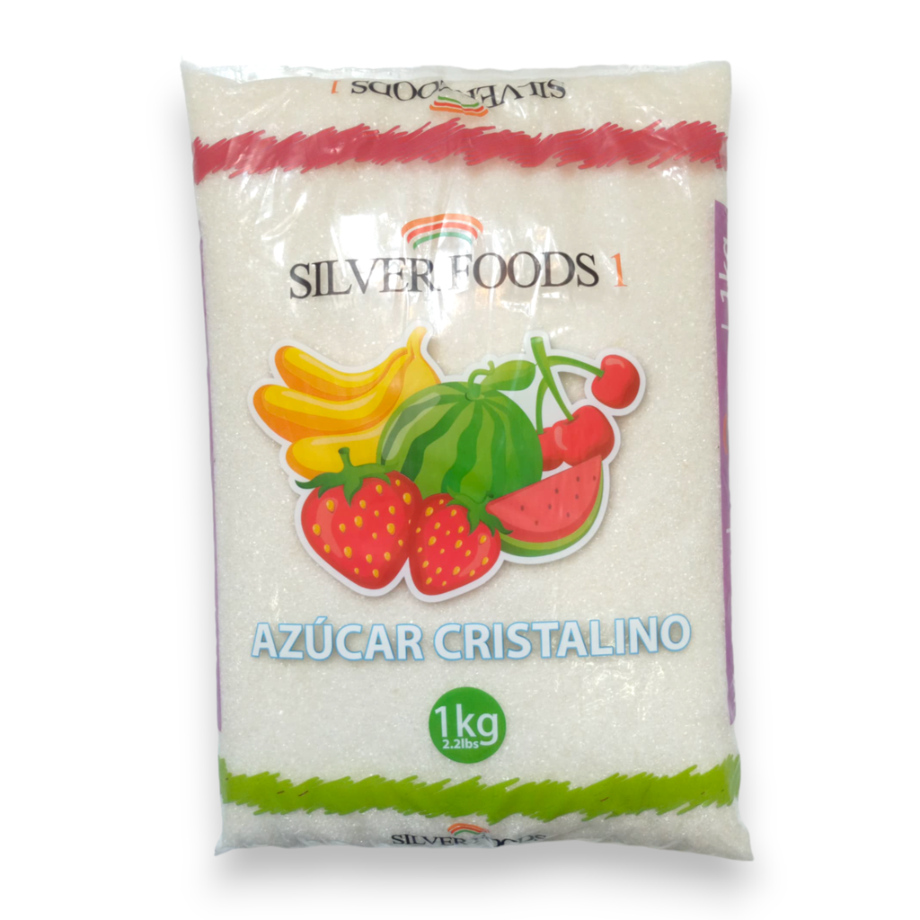 Azúcar blanca Silver Foods (1 kg / 2.2 lb)