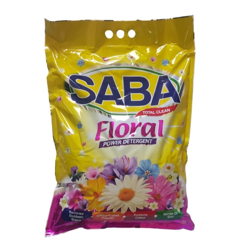 Detergente en Polvo 500g Saba Floral