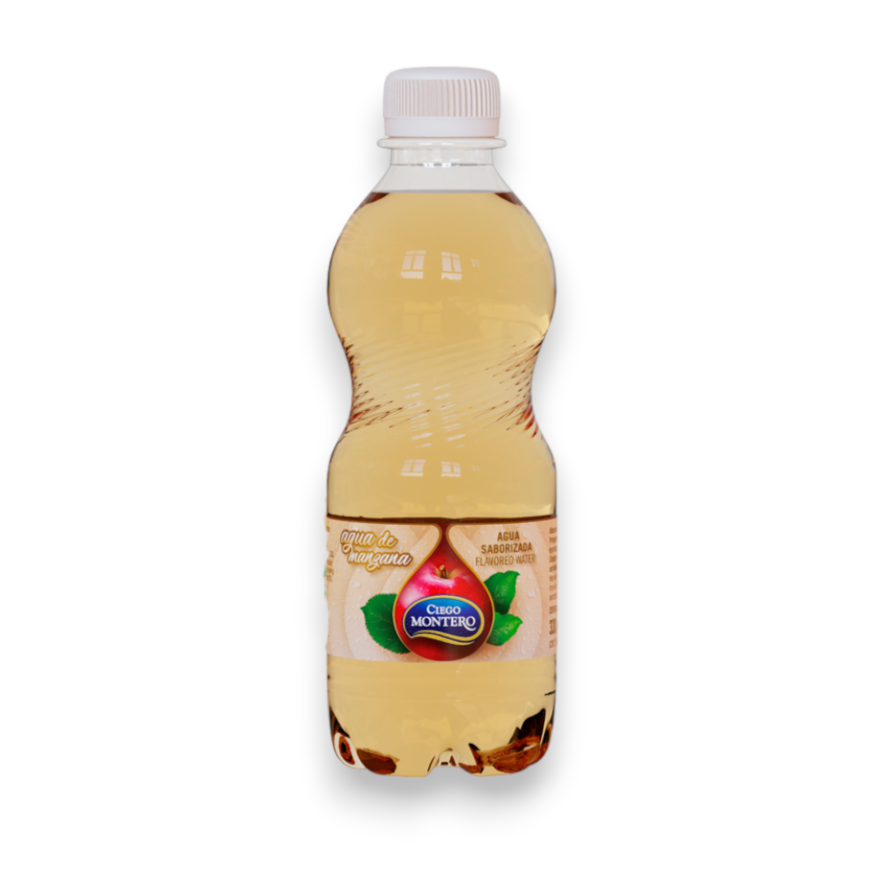 Agua saborizada Manzana 330 ml, Ciego Montero
