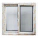 Ventanas de PVC con malla mosquitera (1.0M x 1.2M)