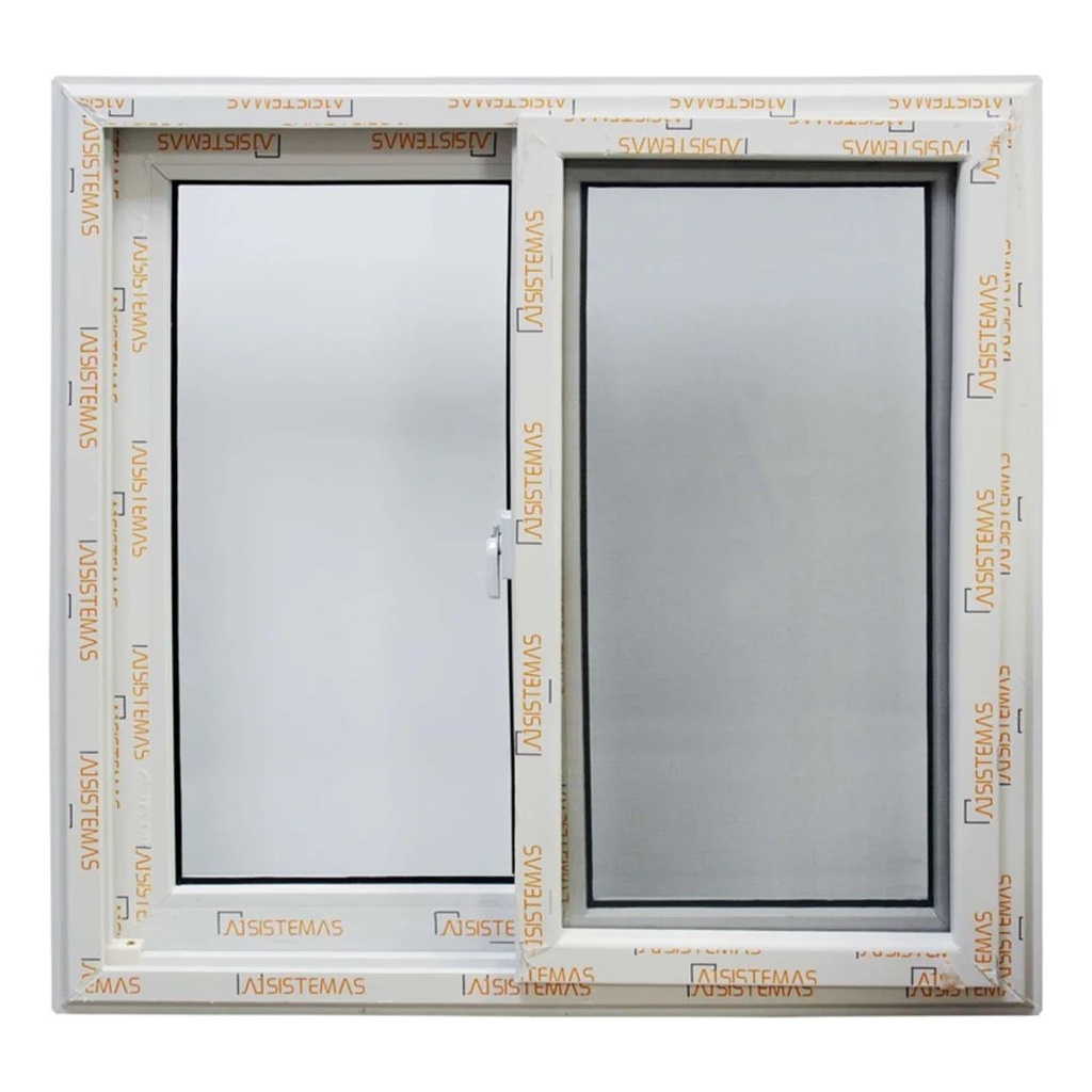 Ventanas de PVC con malla mosquitera (1.2M x 1.2M)