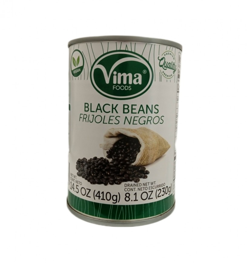 Frijoles negros (lata 410 g / 14.5 oz) Vima