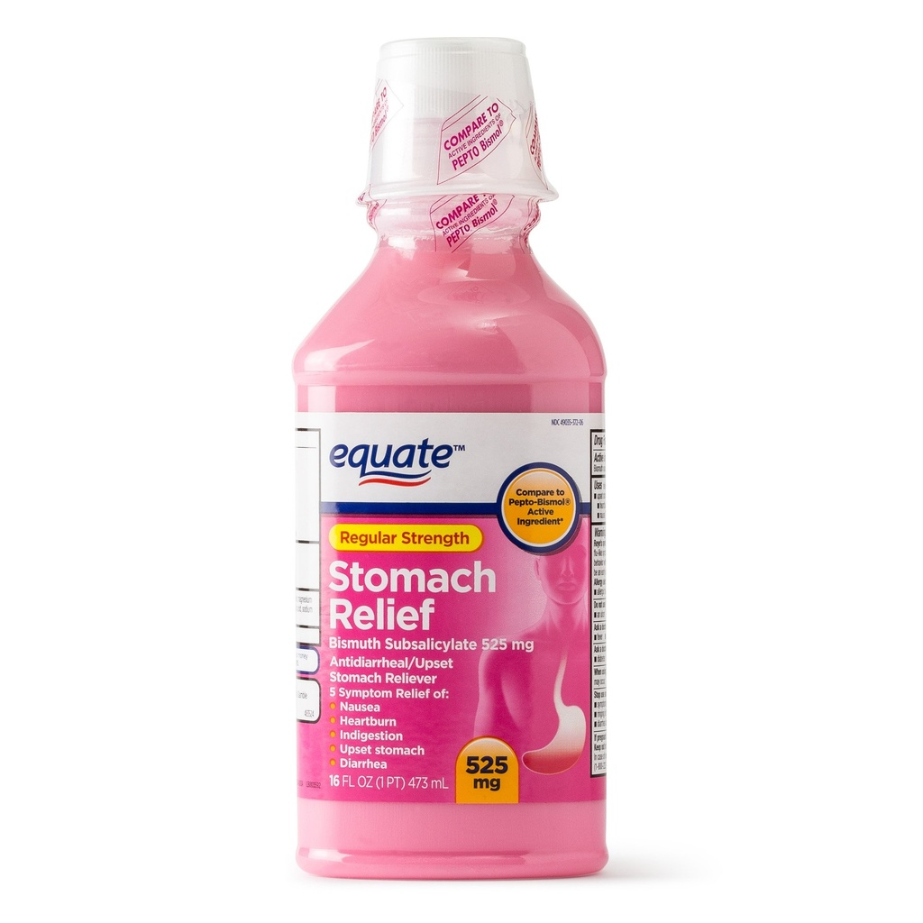 Líquido para malestar estomacal (16 Oz) Equate Stomach Relief