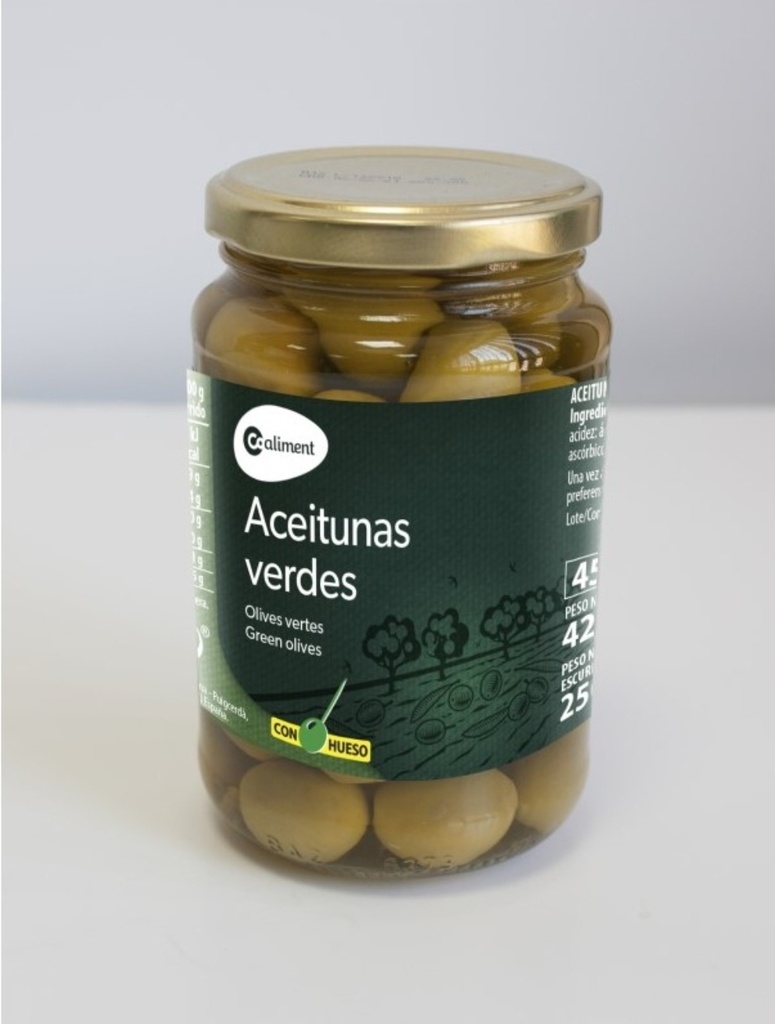 Aceituna Coaliment Manzanilla C/H 420G