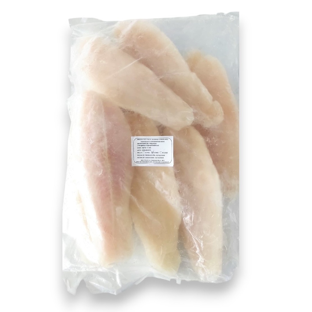 Filetes de Pescado Basa (5 Lb)