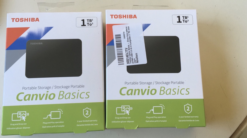 Disco duro Externo Toshiba 1 TB