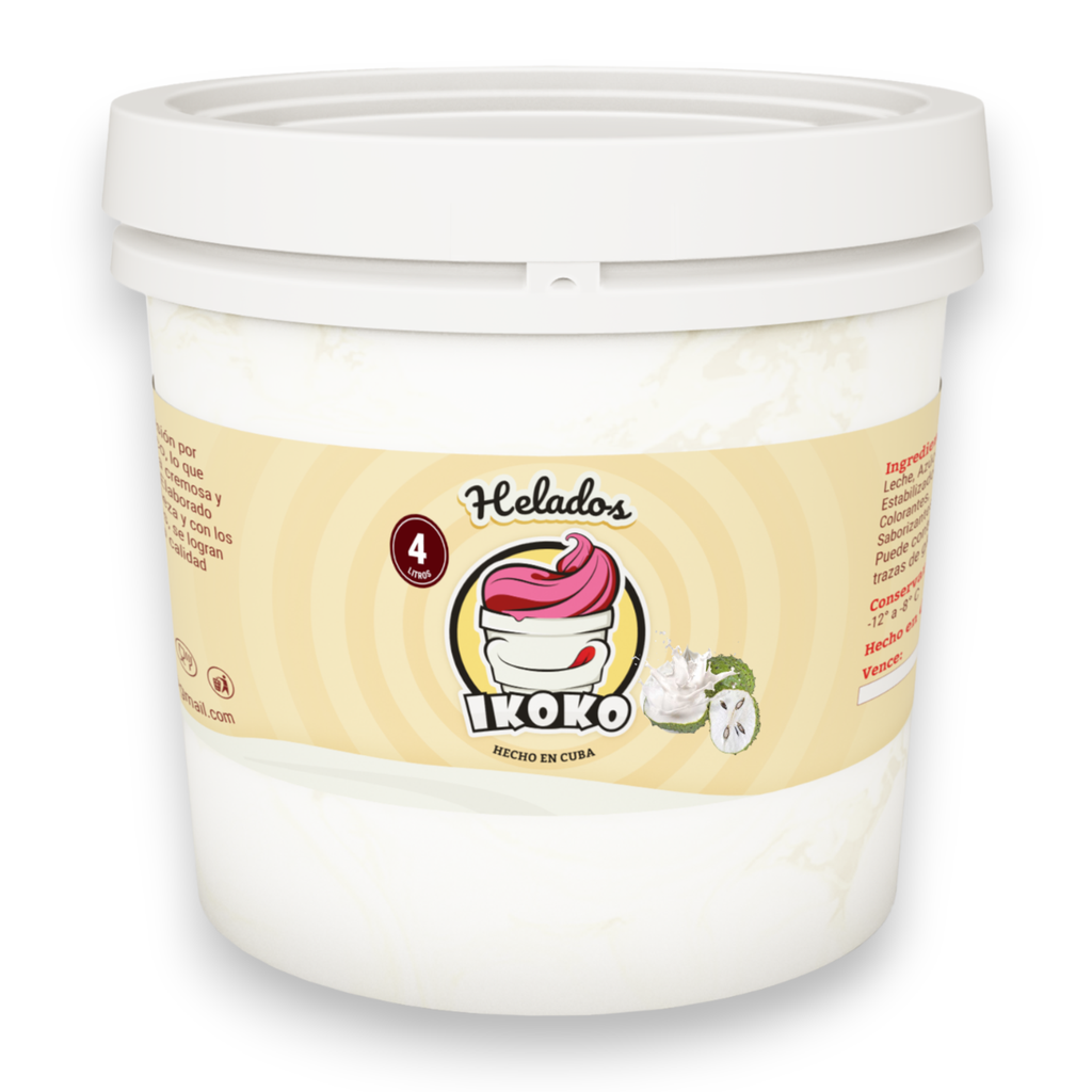 Helado de Guanábana (4 Lt) IKOKO