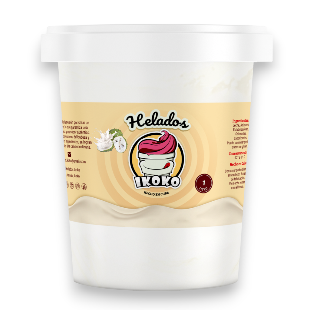 Helado de Guanábana (1 Lt) IKOKO