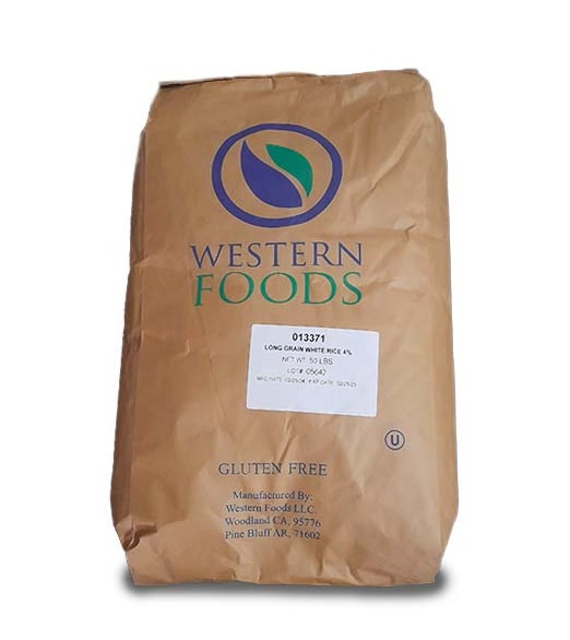 Arroz grano largo (50lb/23kg) WESTERN FOODS