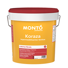 PINTURA MONTOKRIL KORAZA IMPERMEABILIZANTE ROJO 15L