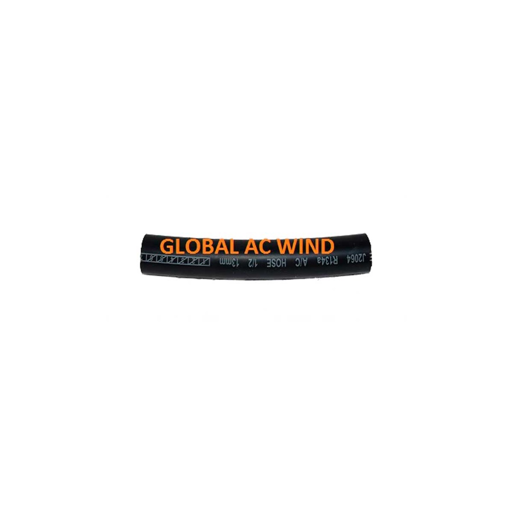 Manguera Lisa Gruesa A/C 10 1/2 Marca Global AC Wind 13mm - 1Pie