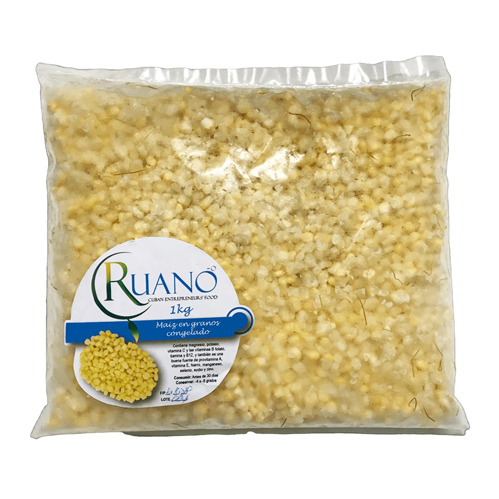 Granos de Maíz natural 1KG Ruano