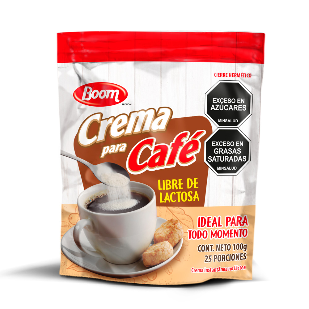 Crema para café Boom 100g (no láctea)