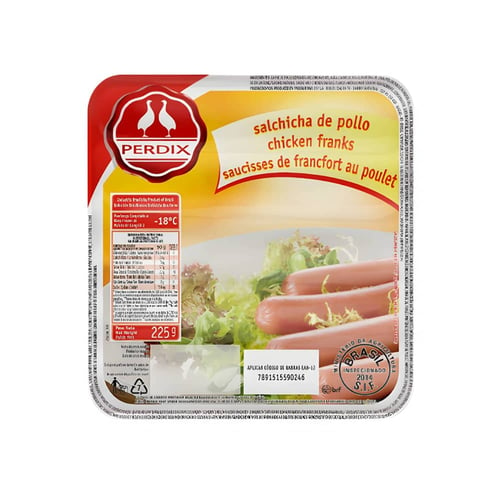 Salchichas de pollo 225g Perdix