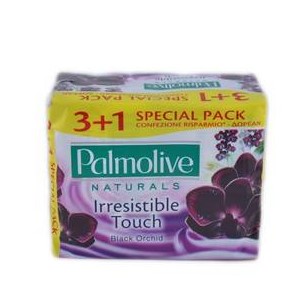 4-pack Jabones de tocador Palmolive (4u x 90gr) con Orquidea Negra