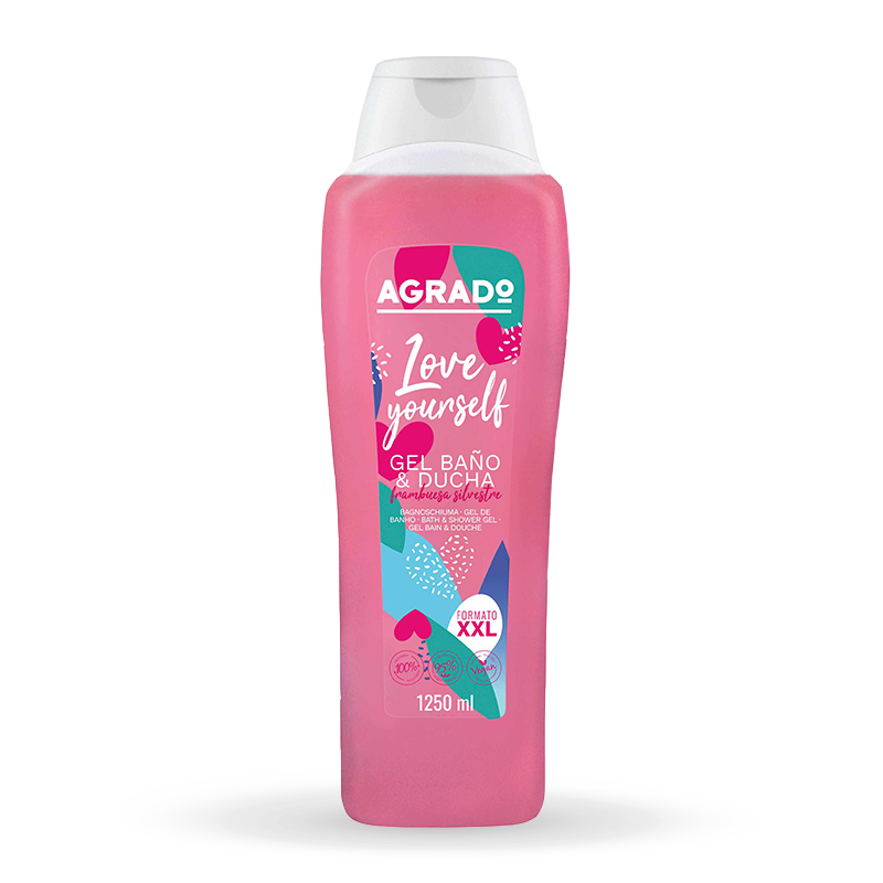 Gel de Ducha Love Yourself 1250 ml AGRADO frambuesa silvestre