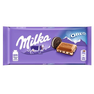 Tableta de Chocolate Milka Oreo 92gr