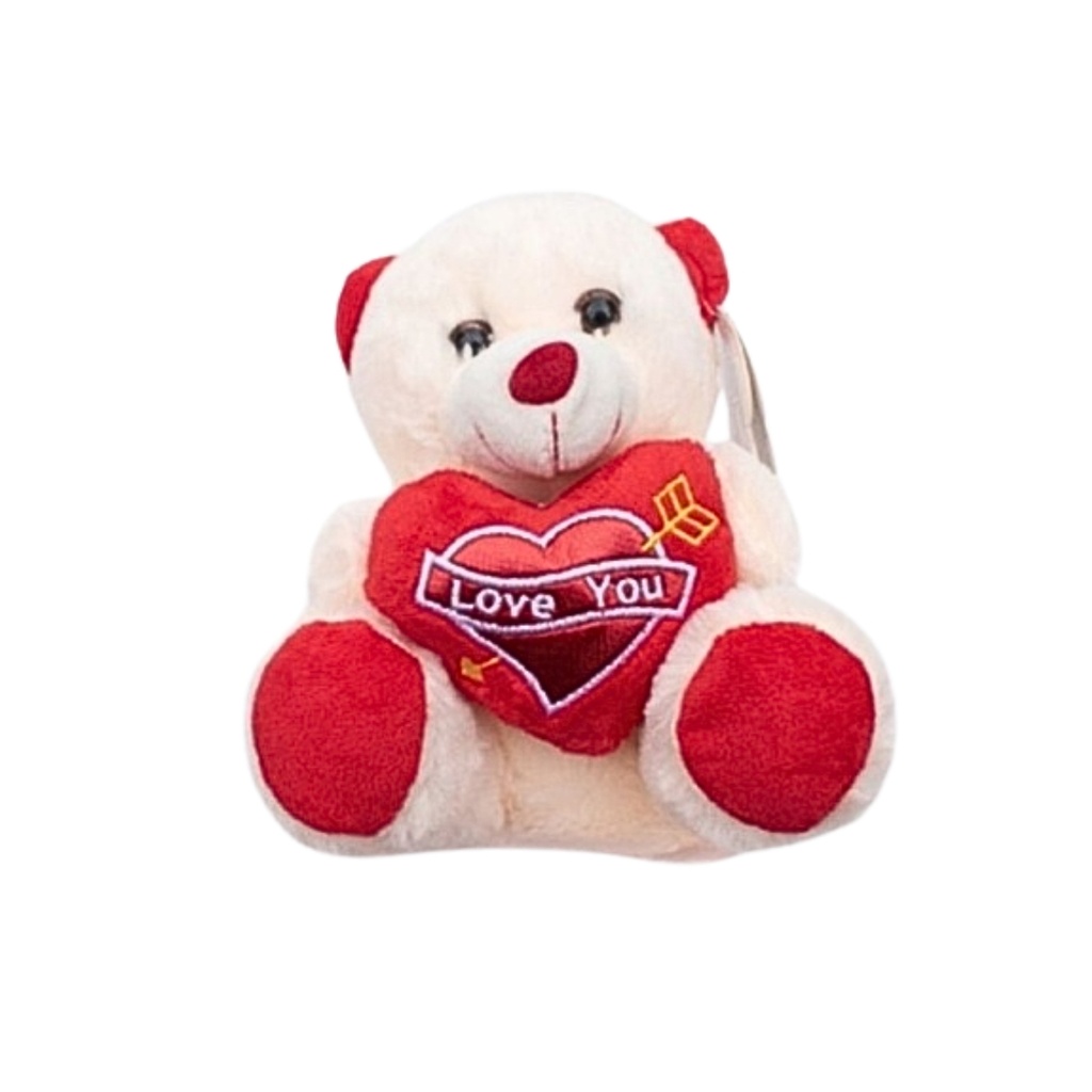 Animalito de peluche con corazón