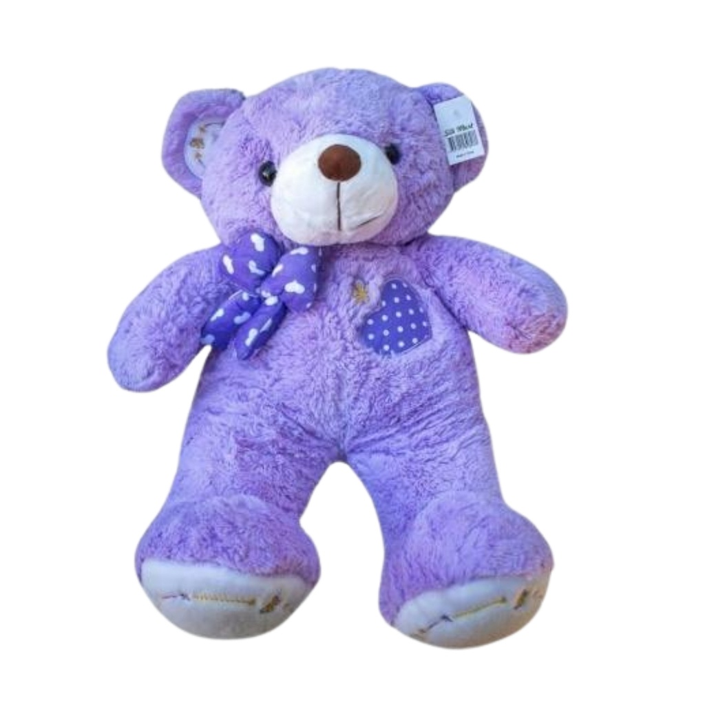 Oso de Peluche gigante con Corazón y Lazo (60 cm)