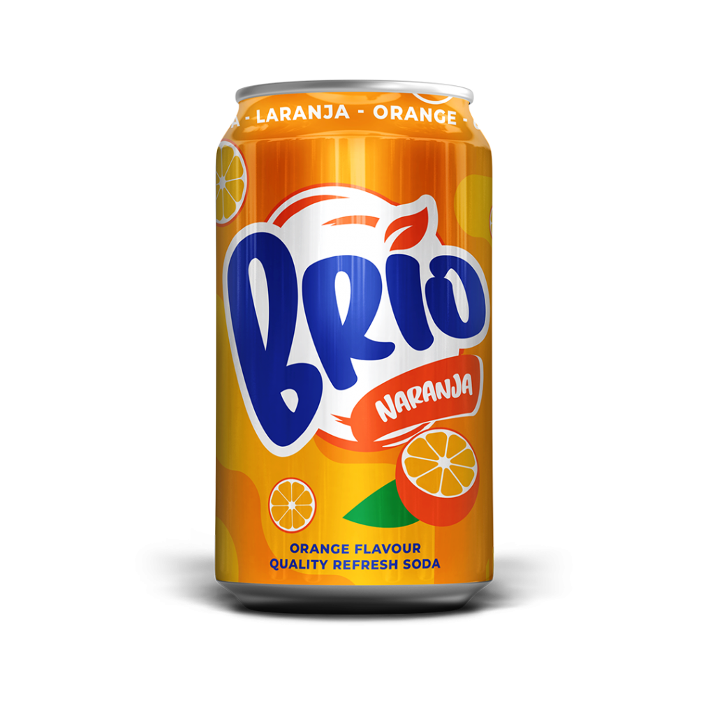 Refresco de naranja Brío 330 ml (Caja 24 ud)
